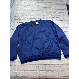 Badger Sport‎ Mens Windbreaker Pullover Blue XXL